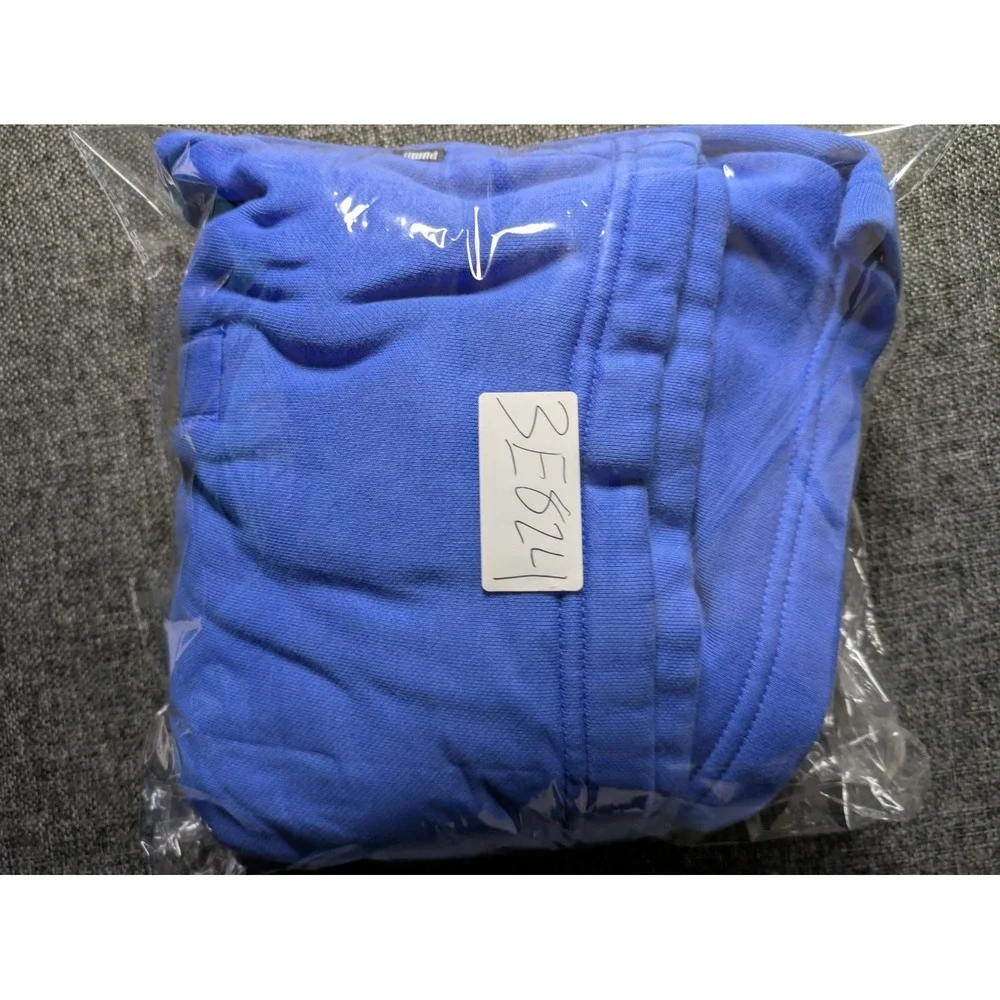 Puma Men's Large Sweatshirt Blue Quarter Zip Pullover Performance Golf Sweater - Picture 8 of 8